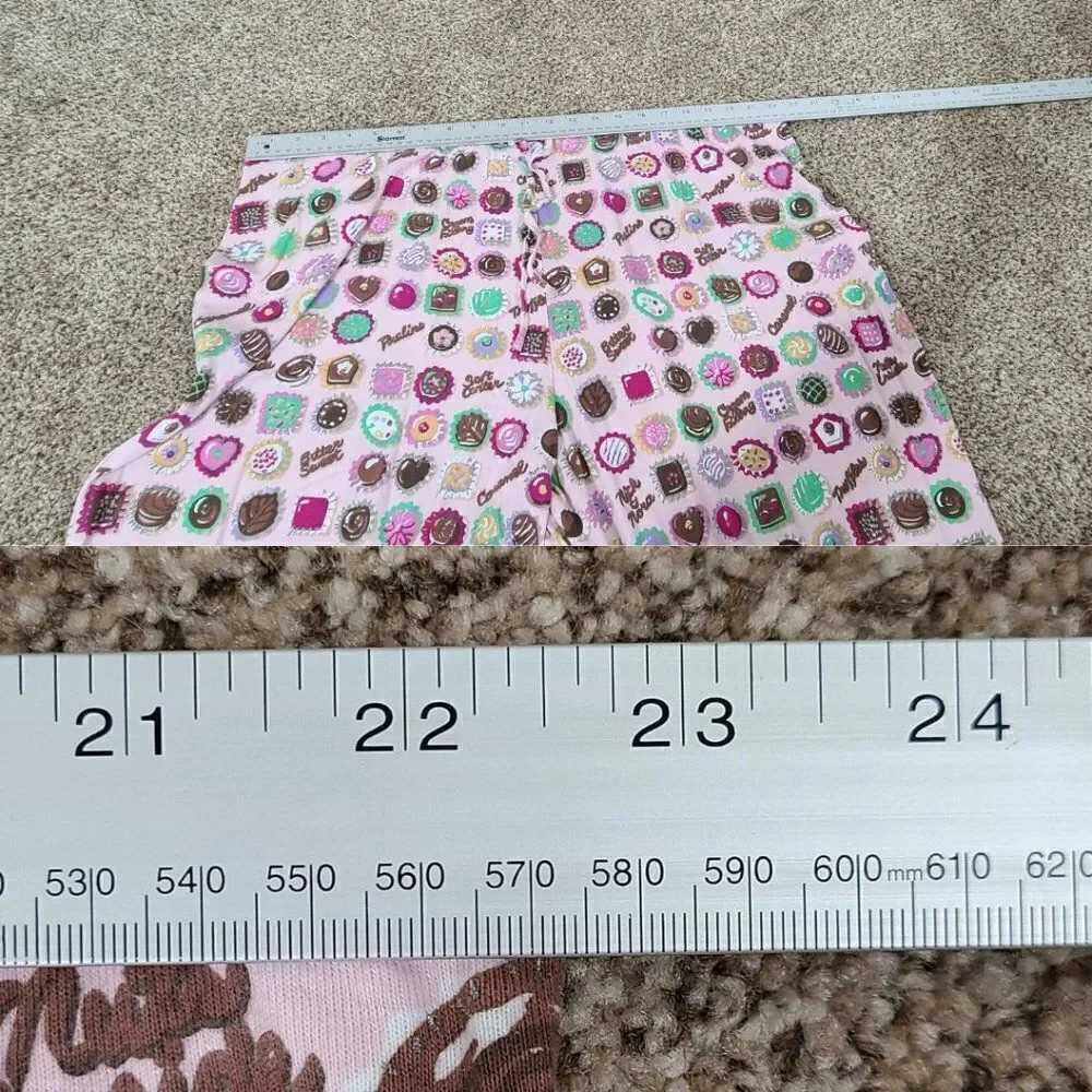 Nick & Nora Chocoholic Pajamas Plus Size 3XL Y2k New With Tags NWT